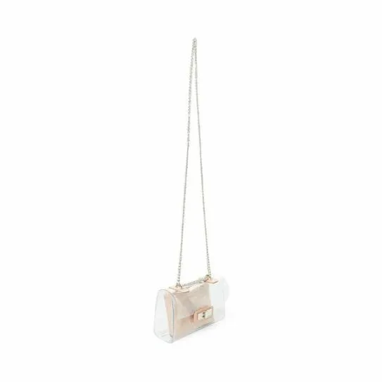 Women SCENE BAG CLEAR Clear Steve Madden Crossbody Bags Women SCENE BAG CLEAR Clear Steve Madden Crossbody Bags