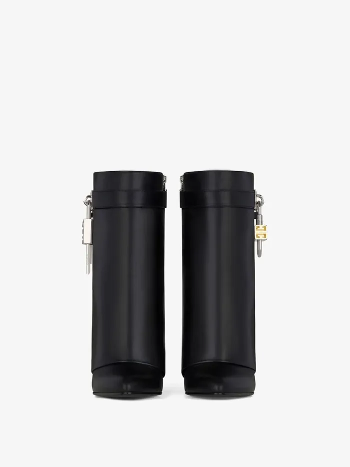 Women Shark Lock Givenchy Shark Lock Ankle Boots In Leather Black Women Shark Lock Givenchy Shark Lock Ankle Boots In Leather Black
