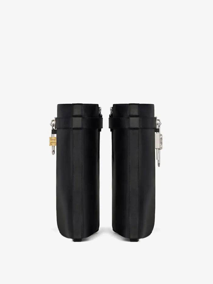 Women Shark Lock Givenchy Shark Lock Ankle Boots In Leather Black Women Shark Lock Givenchy Shark Lock Ankle Boots In Leather Black