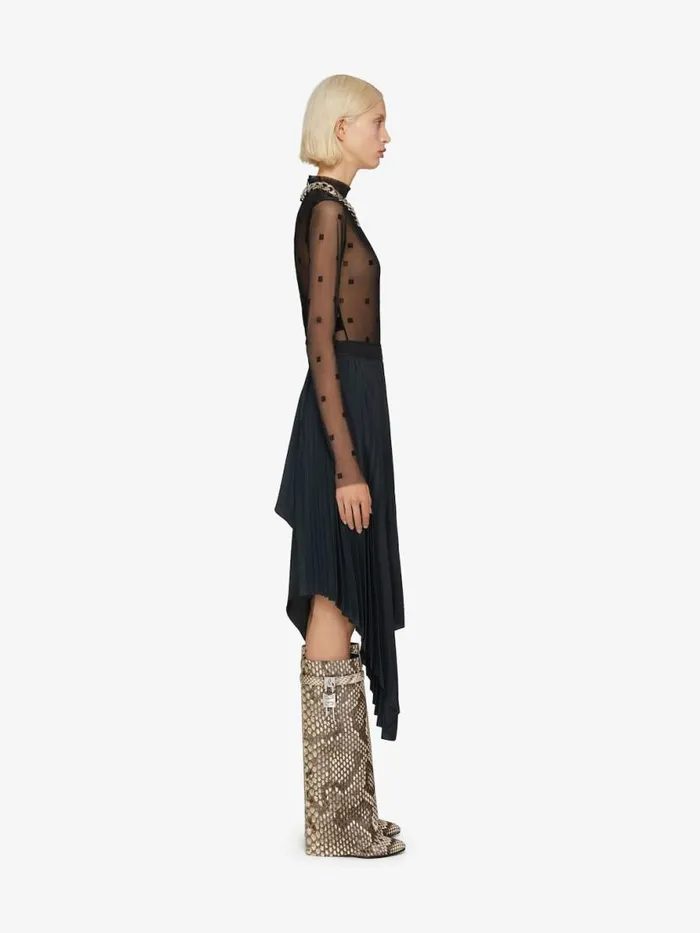 Women Shark Lock Givenchy Shark Lock Boots In Python Greynatural Women Shark Lock Givenchy Shark Lock Boots In Python Greynatural