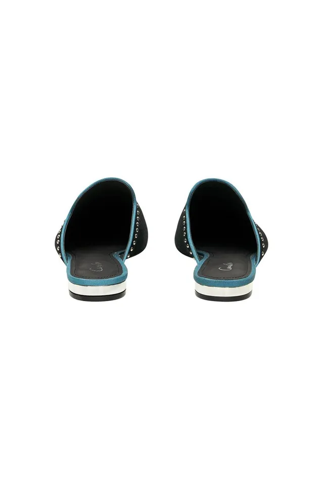 Women Shoes Camilla Aus Embroidered Slipper Placement