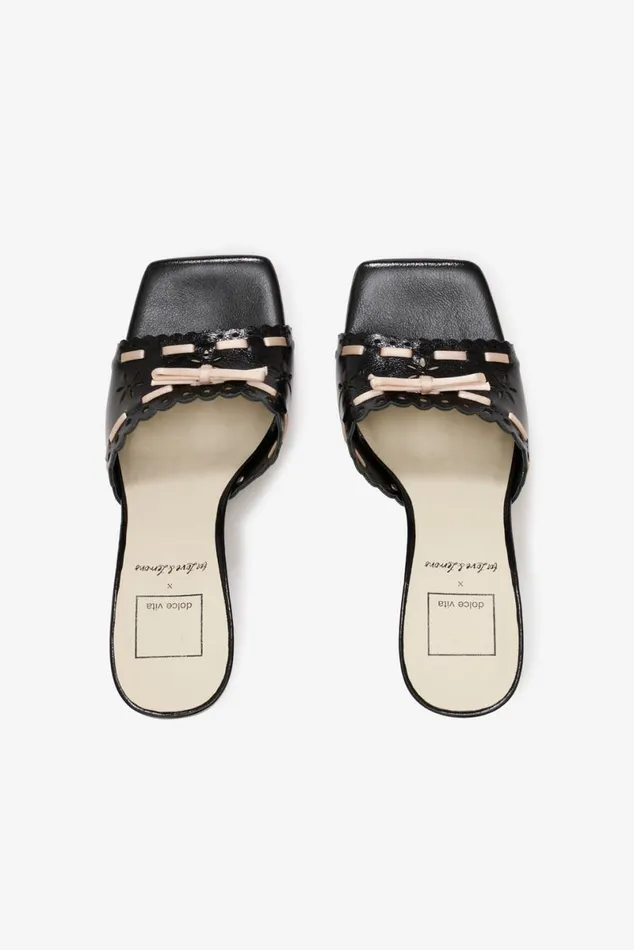 Women Shoes For Love and Lemons Madalie Wedge Heels Black