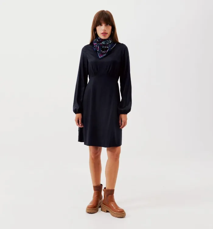 Women Short Dress 8211 Navy Blue Promod Dresses Women Short Dress 8211 Navy Blue Promod Dresses