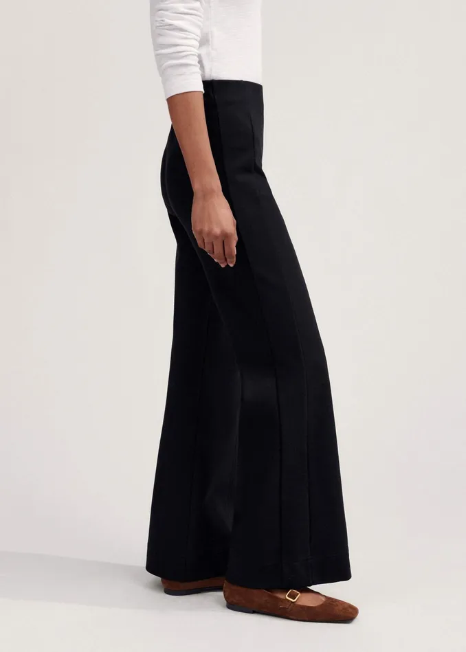 Women Short Ultimate Stretch Travel Tailoring Pant Black MEEM