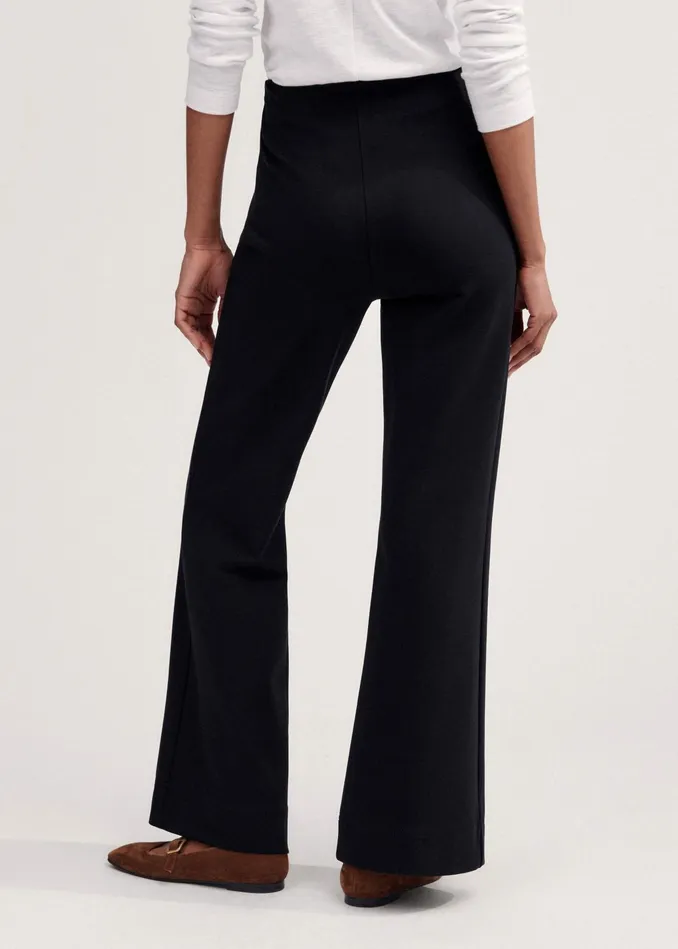 Women Short Ultimate Stretch Travel Tailoring Pant Black MEEM