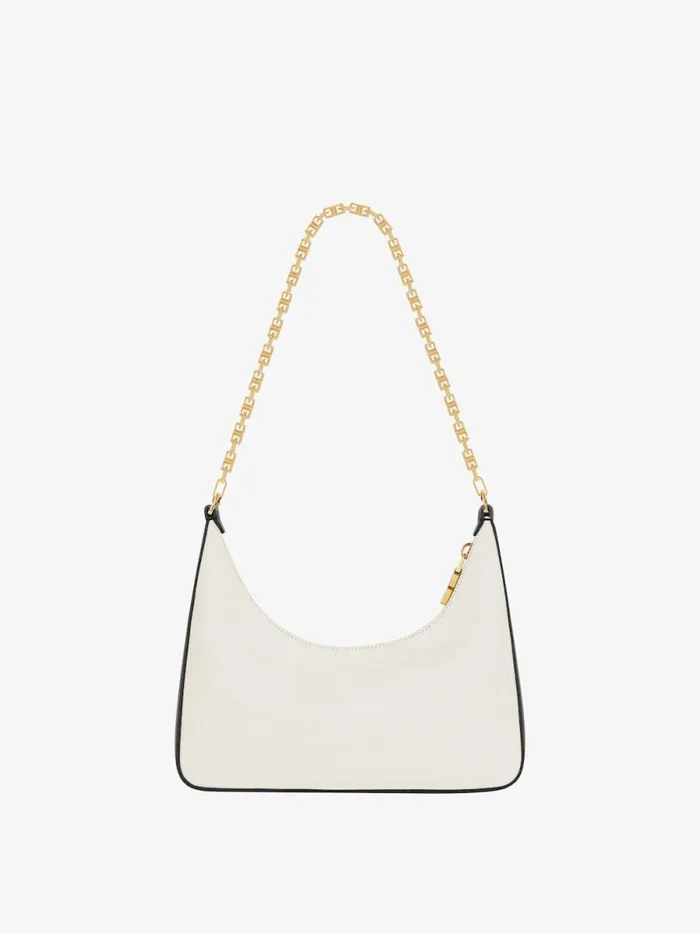 Women Shoulder Bags Givenchy Small Moon Cut Out Bag In Canvas With Chain Beigeblack Women Shoulder Bags Givenchy Small Moon Cut Out Bag In Canvas With Chain Beigeblack