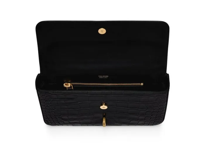 Women Shoulder Bags Tom Ford Carine Medium Shoulder Bag Black