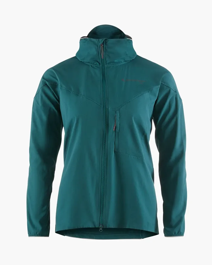 Women Sif Ultralight Jacket Deep Sea Klttermusen Wind Resistant Jackets