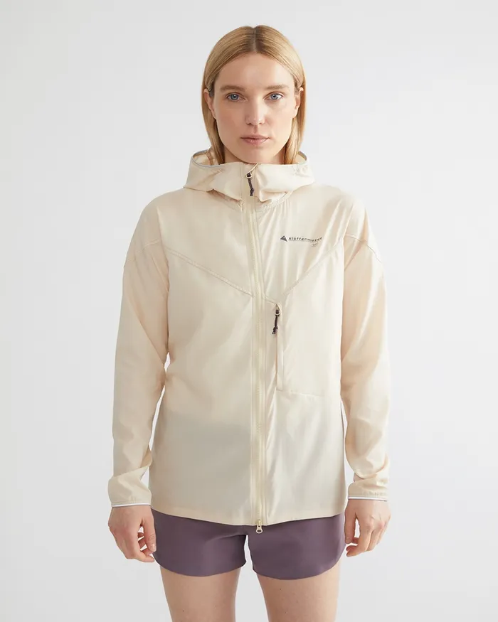 Women Sif Ultralight Jacket Deep Sea Klttermusen Wind Resistant Jackets