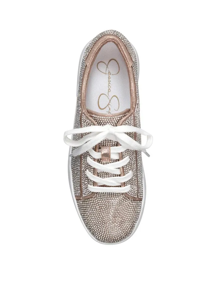 Women Silesta Casual Sneaker In Champagne Sparkle Jessica Simpson Flats