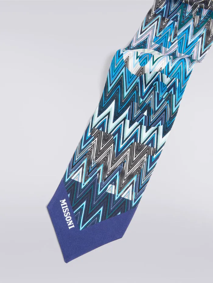 Women Silk Chevron Scarf With Logo Lettering Multicoloured Missoni Scarves and Foulards Women Silk Chevron Scarf With Logo Lettering Multicoloured Missoni Scarves and Foulards