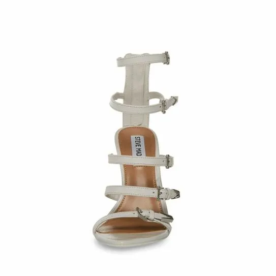 Women SIMONE WHITE LEATHER White Leather Steve Madden Heels Women SIMONE WHITE LEATHER White Leather Steve Madden Heels
