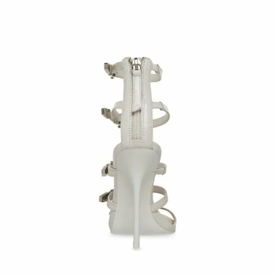 Women SIMONE WHITE LEATHER White Leather Steve Madden Heels Women SIMONE WHITE LEATHER White Leather Steve Madden Heels