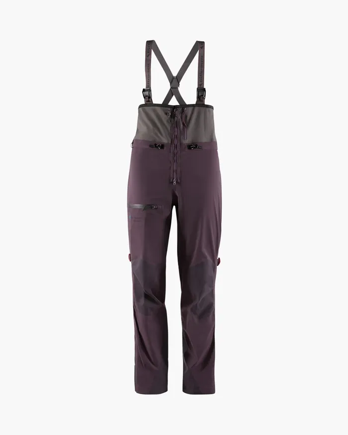 Women Skade 20 Salopette Pants Grape Klttermusen Waterproof Pants