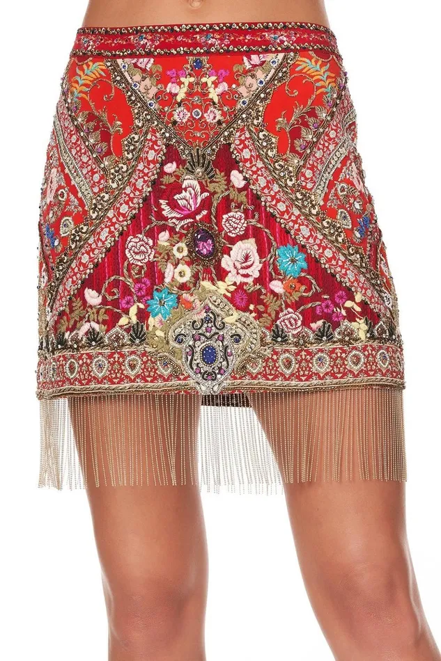 Women Skirts Camilla Embellished Mini Skirt Cameos Can Can