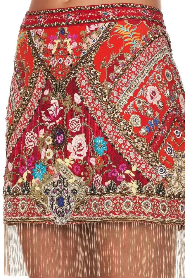 Women Skirts Camilla Embellished Mini Skirt Cameos Can Can