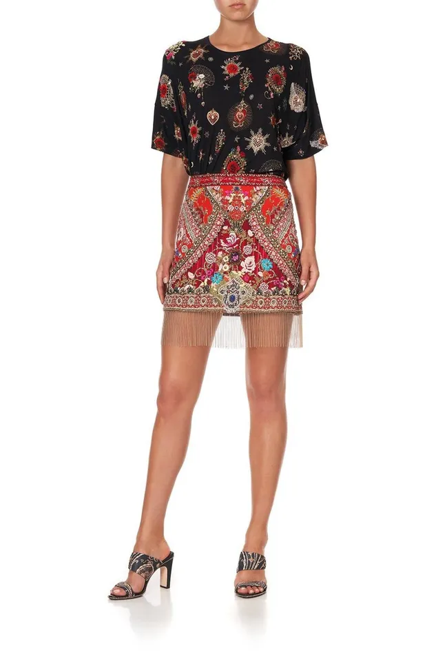 Women Skirts Camilla Embellished Mini Skirt Cameos Can Can