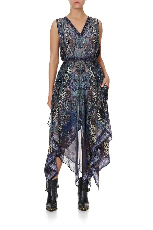 Women Skirts Camilla Layered Midi Skirt Festival Express