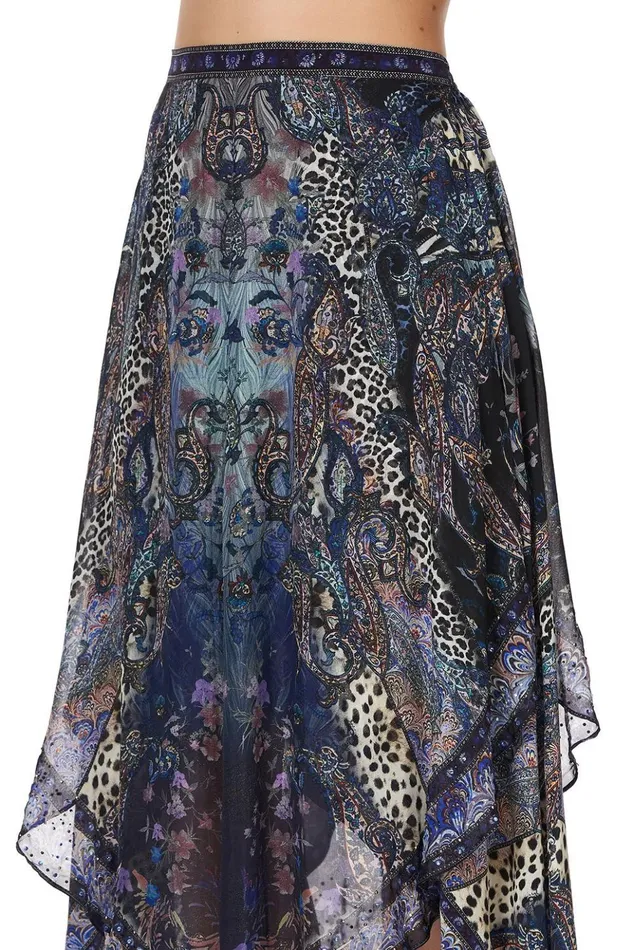 Women Skirts Camilla Layered Midi Skirt Festival Express