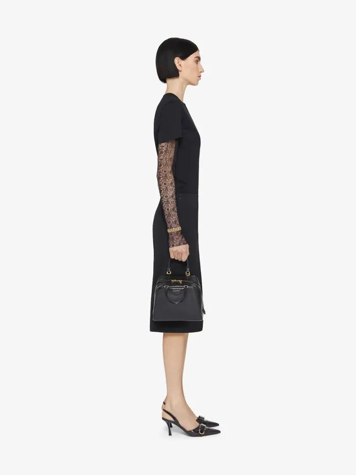 Women Skirts Givenchy Skirt In Wool With 4G Liquid Detail Black