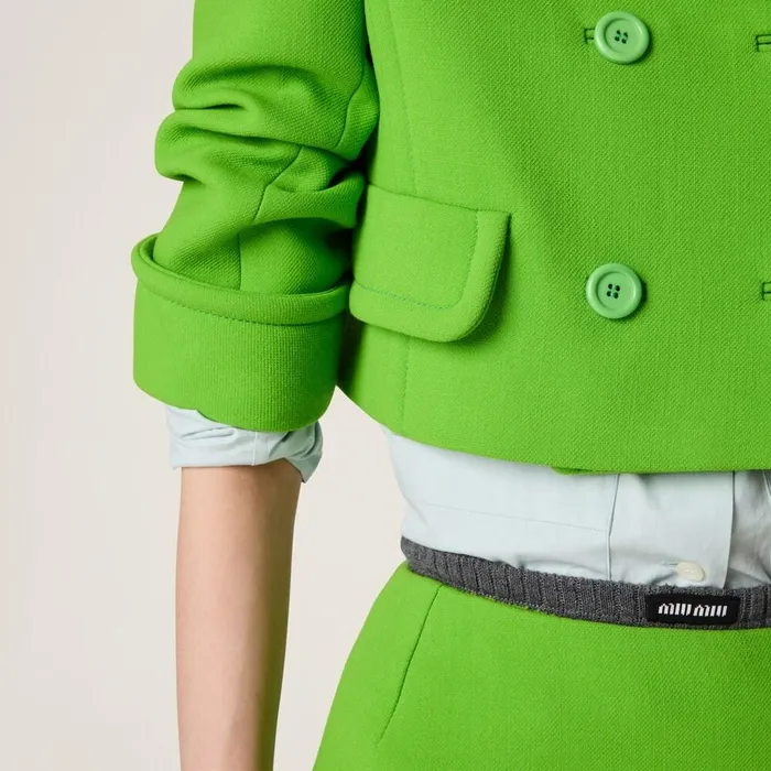Women Skirts Miu Miu Natt Pencil Skirt Apple Green Women Skirts Miu Miu Natt Pencil Skirt Apple Green