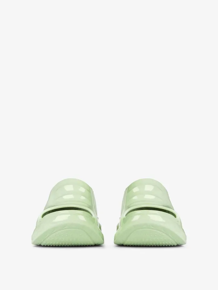 Women Slides and Sandals Givenchy Marshmallow Wedge Sandals In Rubber Pistachio Women Slides and Sandals Givenchy Marshmallow Wedge Sandals In Rubber Pistachio