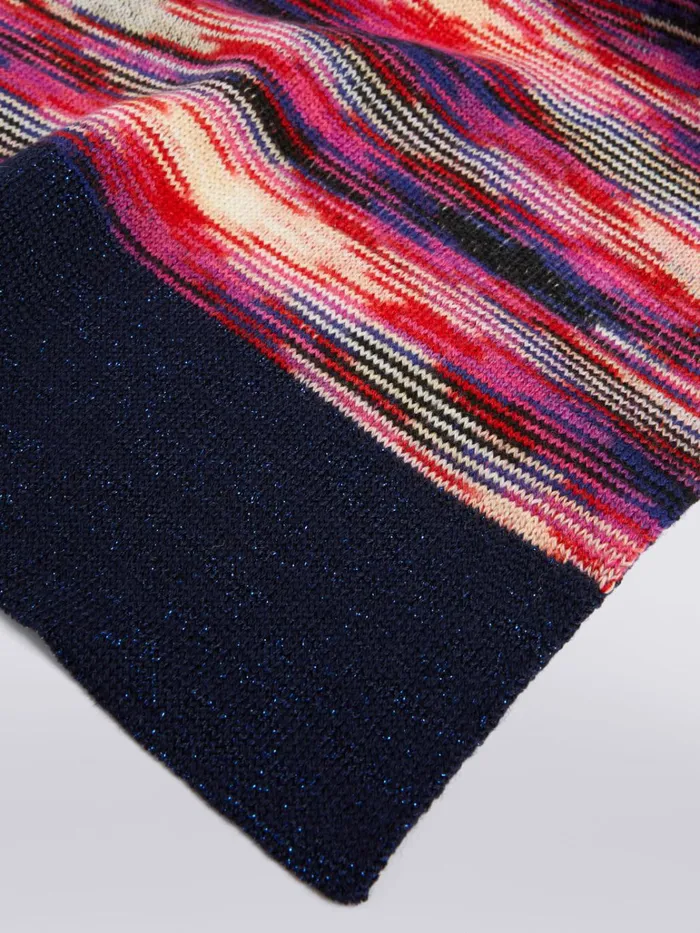Women Slub Wool And Viscose Scarf Multicoloured Missoni Scarves and Foulards Women Slub Wool And Viscose Scarf Multicoloured Missoni Scarves and Foulards
