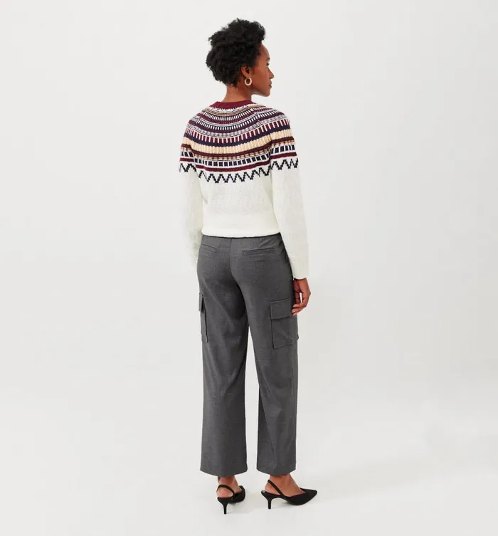 Women Smart Cargo Trousers 8211 Acier Moyen Promod Trousers
