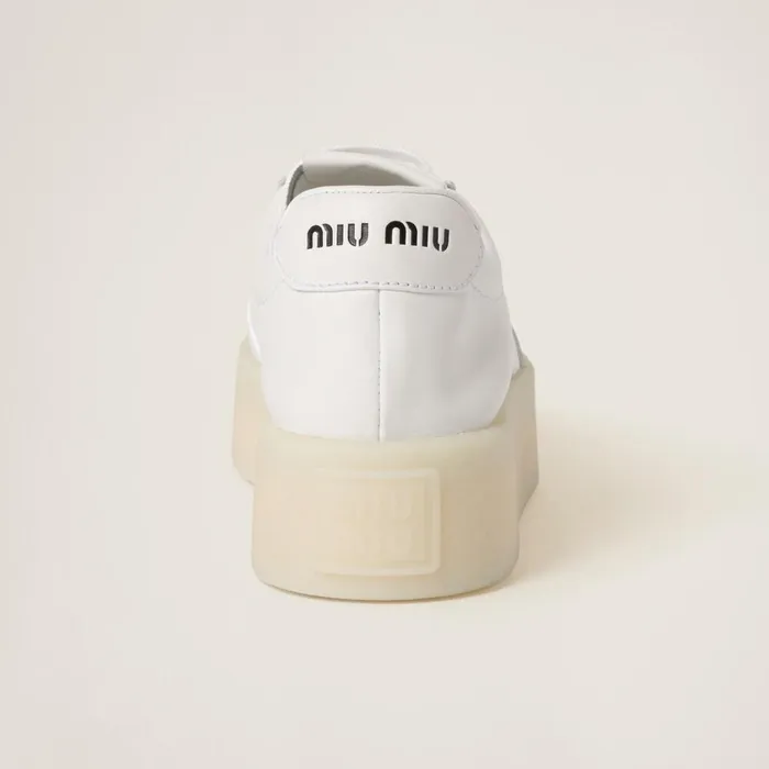 Women Sneakers Miu Miu Leather Sneakers White Women Sneakers Miu Miu Leather Sneakers White