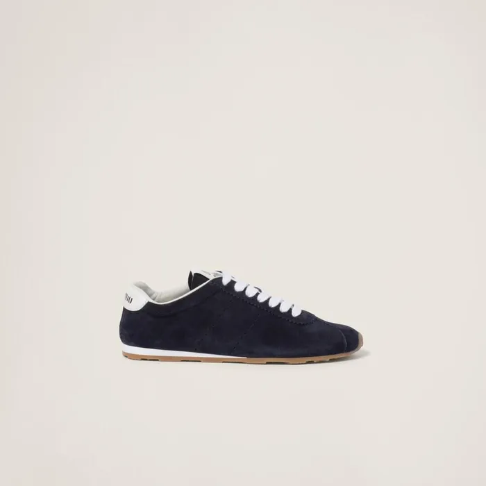 Women Sneakers Miu Miu Suede Sneakers Navy Women Sneakers Miu Miu Suede Sneakers Navy