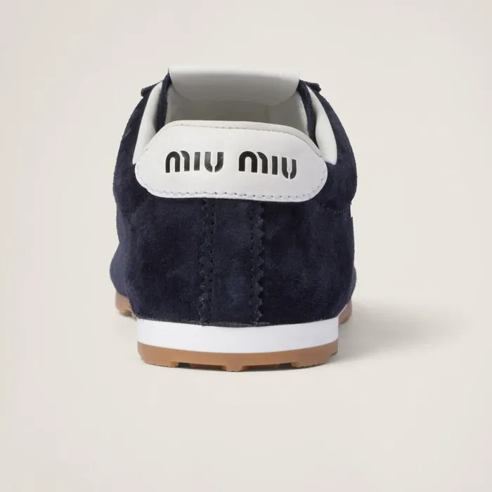Women Sneakers Miu Miu Suede Sneakers Navy Women Sneakers Miu Miu Suede Sneakers Navy