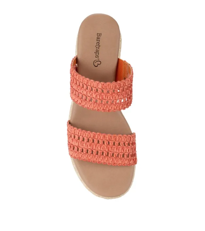 Women Sophie Wedge Sandal Orange Aid Baretraps Wedge Sandals