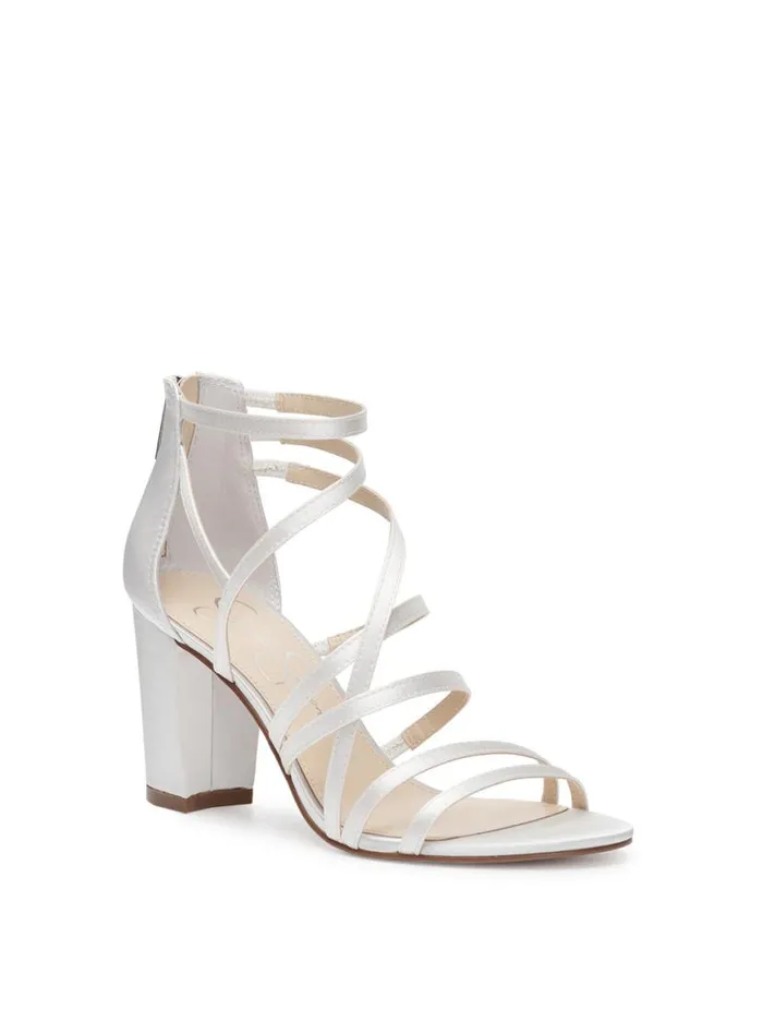 Women Stassey Sandal In White Jessica Simpson Sandals