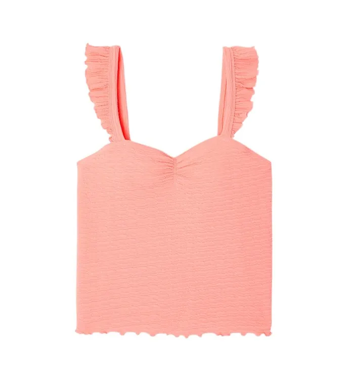 Women Strappy Top 8211 Coral Promod Tops Women Strappy Top 8211 Coral Promod Tops