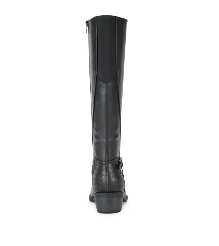 Women Stratford Riding Boot Black Baretraps Knee High Boots