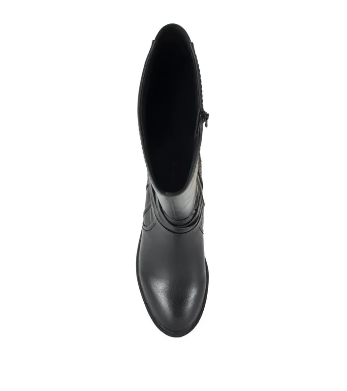 Women Stratford Riding Boot Black Baretraps Knee High Boots