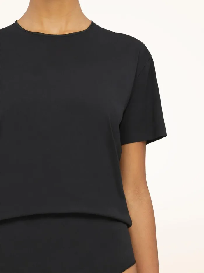 Women String Bodies Wolford Pure Cut String Body Black