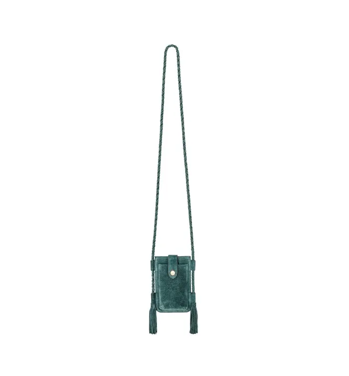 Women Suede Mini Bag 8211 Emerald Green Promod Bags Women Suede Mini Bag 8211 Emerald Green Promod Bags