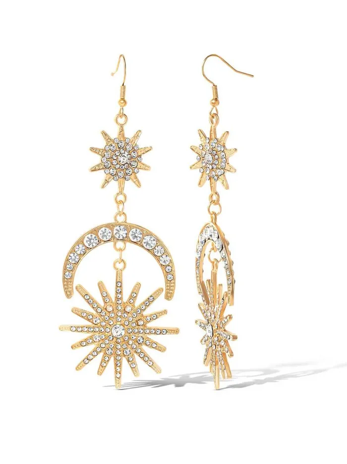 Women Sun Moon And Star Drop Earrings Jessica Simpson Earrings
