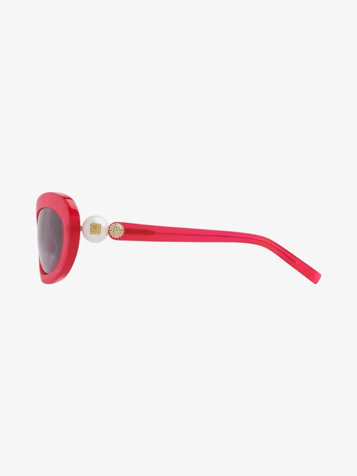 Women Sunglasses Givenchy 4G Pearl Sunglasses In Acetate With Crystals Fuchsia Women Sunglasses Givenchy 4G Pearl Sunglasses In Acetate With Crystals Fuchsia