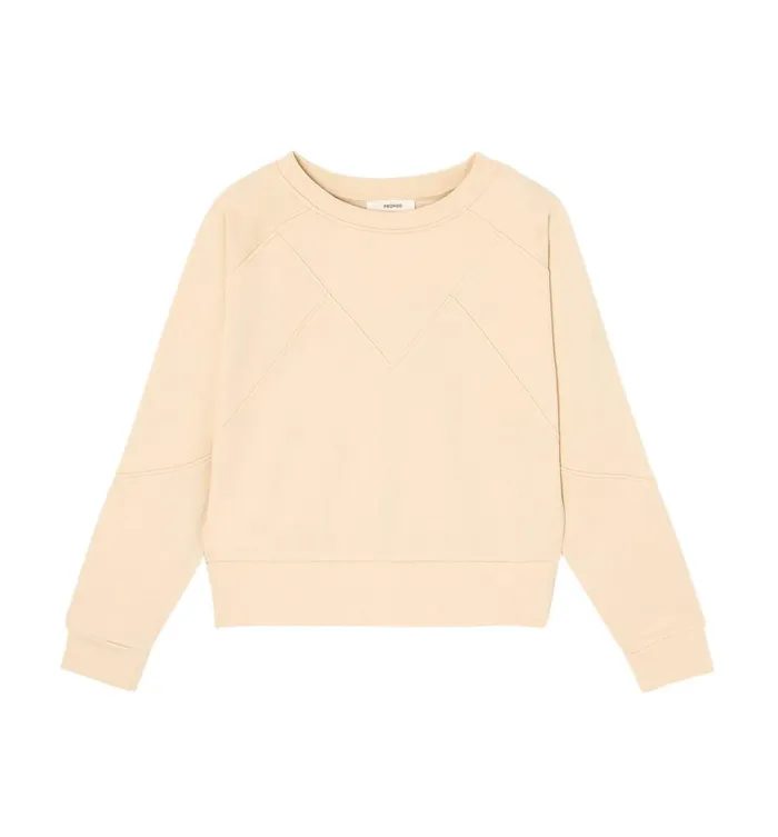 Women Sweatshirt 8211 Beige Promod Jumpers And Cardigans Women Sweatshirt 8211 Beige Promod Jumpers And Cardigans