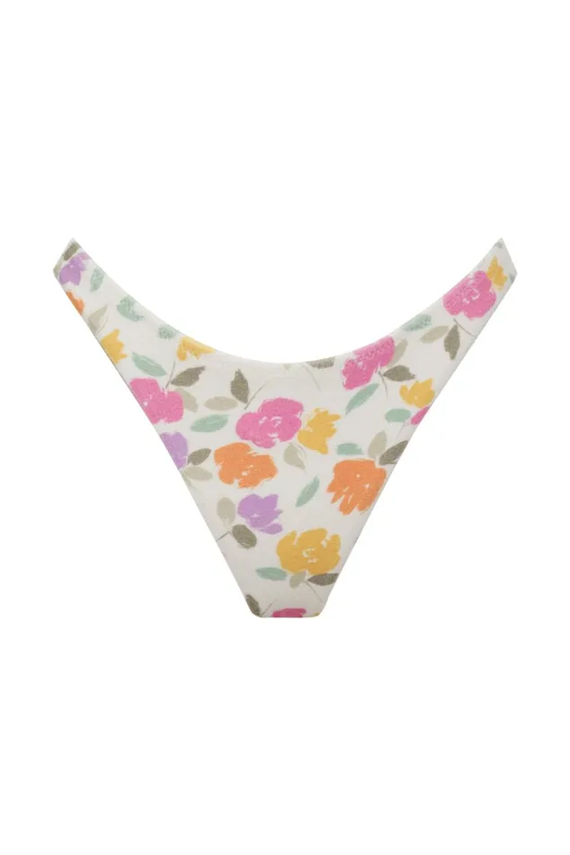 Women Swim For Love and Lemons Joey Swim Bottom Cream