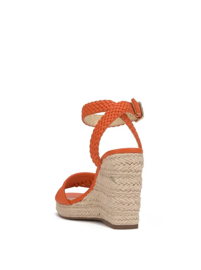 Women Talise Braided Wedge In Tangerine Jessica Simpson Wedges
