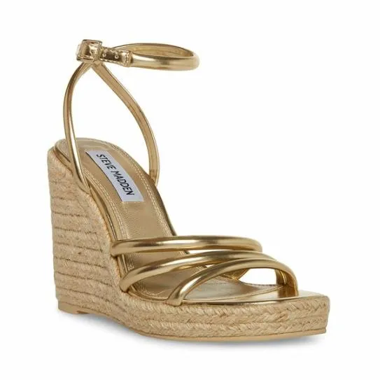 Women TAYLOR GOLD Gold Steve Madden Sandals