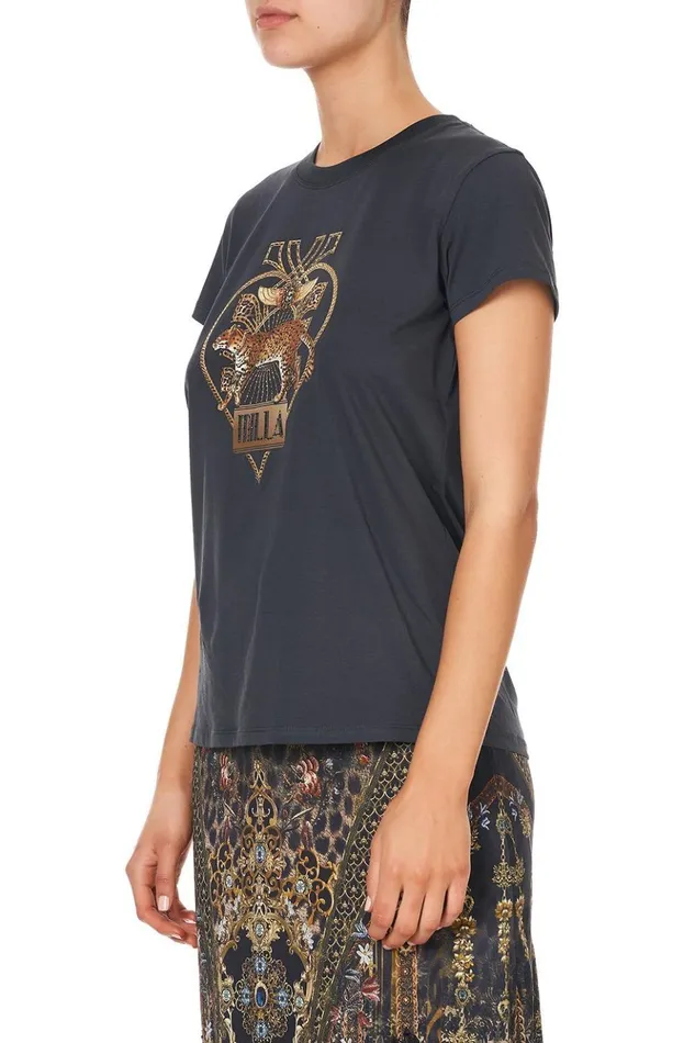 Women Tees Camilla Slim Fit Round Neck TShirt Abingdon Palace