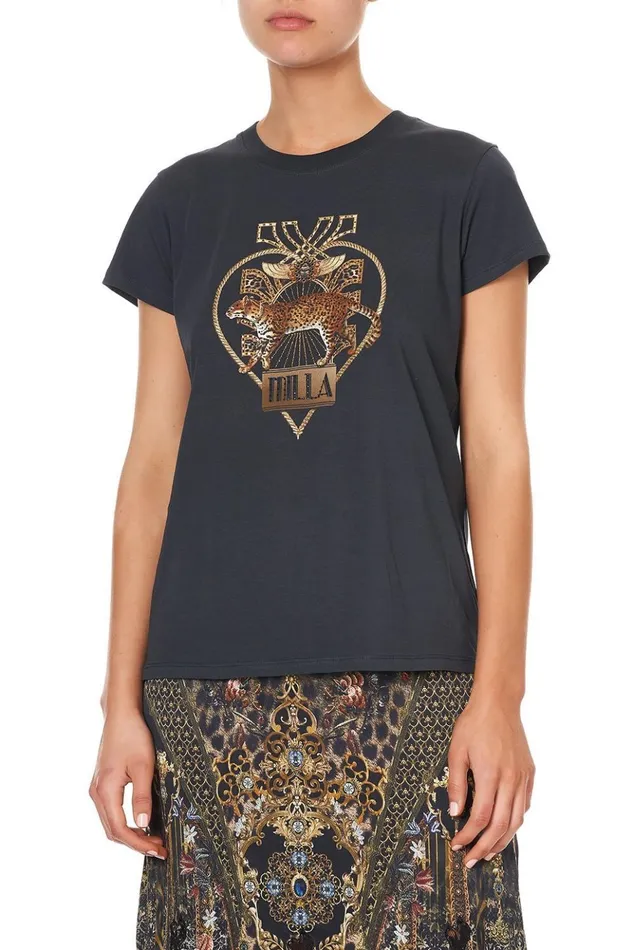 Women Tees Camilla Slim Fit Round Neck TShirt Abingdon Palace