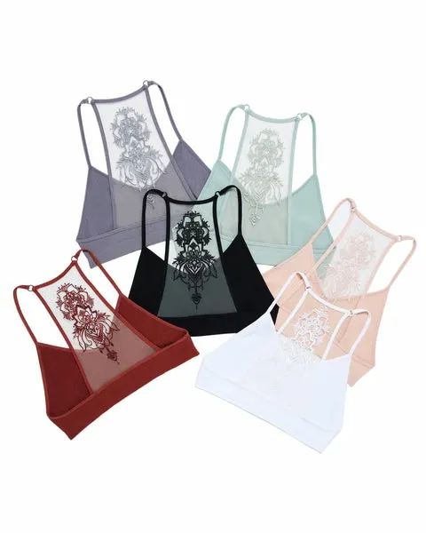 Women THE ELLA MESH BRALETTE BLACK Black Steve Madden Tops and Shirts Women THE ELLA MESH BRALETTE BLACK Black Steve Madden Tops and Shirts