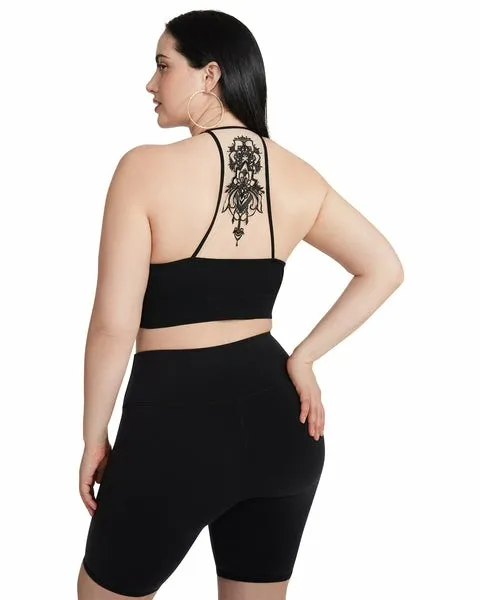 Women THE ELLA MESH BRALETTE BLACK Black Steve Madden Tops and Shirts Women THE ELLA MESH BRALETTE BLACK Black Steve Madden Tops and Shirts