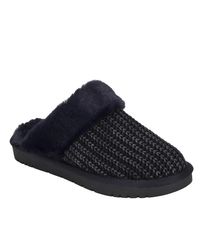 Women Tillis Clog Slipper Navy Baretraps Flats and Loafers