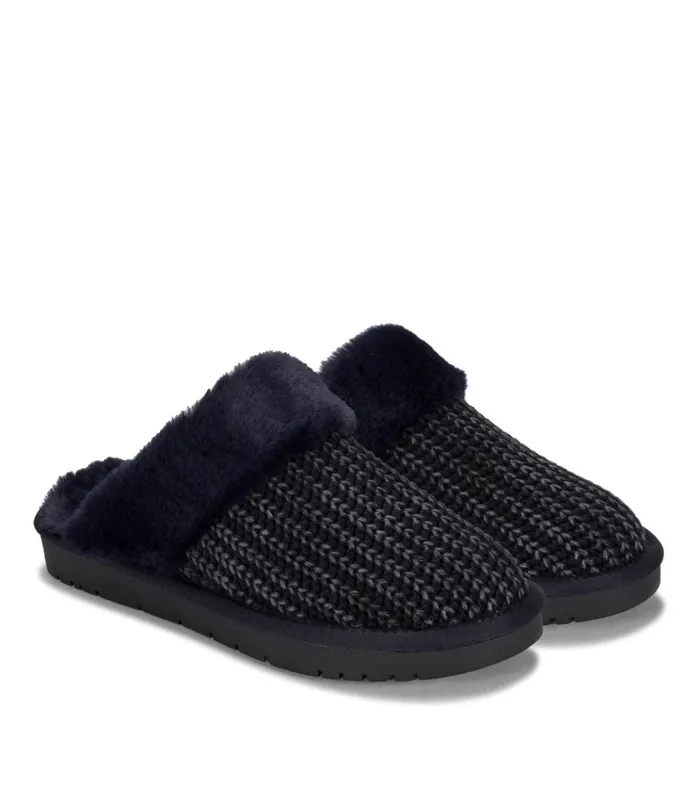 Women Tillis Clog Slipper Navy Baretraps Flats and Loafers